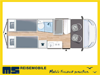 Nový Obytný van Chausson V697 FIRST LINE / - 2025 - /140PS / EINZELBETTEN Chausson V697 FIRST LINE / - 2025 - /140PS / EINZELBETTEN: obrázok 2