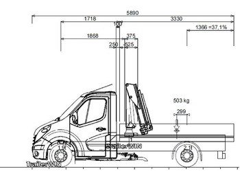 Dodávka valník RENAULT Master