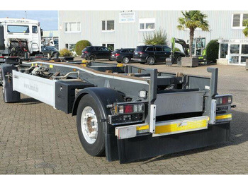 Príves preprava kontajnerov/ Výmenná nadstavba Huffermann HSA 18.70 LS, Schlitten, Alu-Felgen, Staukasten: obrázok 5