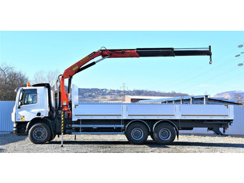 Auto s hydraulickou rukou, Valníkový/ Plošinový nákladný automobil DAF CF 75.360 Pritsche 7,95 m + KRAN / FUNK * 6x4: obrázok 5