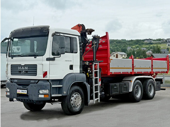 Auto s hydraulickou rukou MAN TGA 26.400 * KIPPER 6,00m + PK 15500 * 6x4 * TOP: obrázok 3