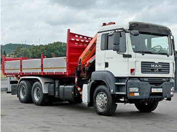 Auto s hydraulickou rukou MAN TGA 26.400 * KIPPER 6,00m + PK 15500 * 6x4 * TOP: obrázok 4