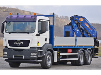 Auto s hydraulickou rukou MAN TGS 26.360*PRITSCHE 6,60m * PM 30 SP / FUNK *6x4: obrázok 4