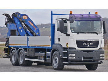 Auto s hydraulickou rukou MAN TGS 26.360*PRITSCHE 6,60m * PM 30 SP / FUNK *6x4: obrázok 3