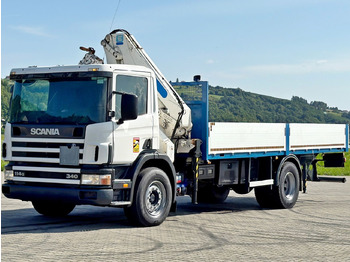 Auto s hydraulickou rukou Scania 114 G 340 * PRITSCHE 7,00m * EFFER 210 3S + FUNK: obrázok 3