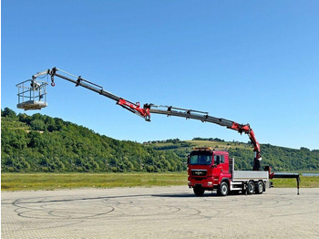 Valníkový/ Plošinový nákladný automobil, Auto s hydraulickou rukou MAN TGS 28.480 * EFFER 255/5S + JIB 3S + FUNK * 6x4 * TOP: obrázok 2 Valníkový/ Plošinový nákladný automobil, Auto s hydraulickou rukou MAN TGS 28.480 * EFFER 255/5S + JIB 3S + FUNK * 6x4 * TOP: obrázok 2