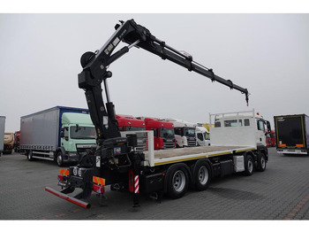 Valníkový/ Plošinový nákladný automobil, Auto s hydraulickou rukou MAN TGS 35.480: obrázok 5