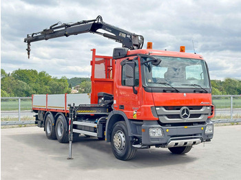 Valníkový/ Plošinový nákladný automobil, Auto s hydraulickou rukou Mercedes-Benz ACTROS 2636 *HIAB 122 BS-2 HIDUO + FUNK/6x4 * TOP: obrázok 2 Valníkový/ Plošinový nákladný automobil, Auto s hydraulickou rukou Mercedes-Benz ACTROS 2636 *HIAB 122 BS-2 HIDUO + FUNK/6x4 * TOP: obrázok 2