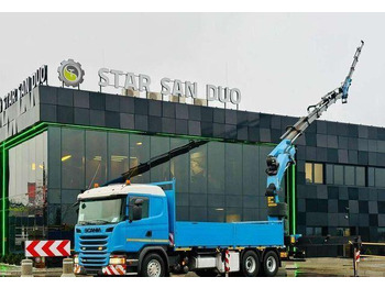 Valníkový/ Plošinový nákladný automobil SCANIA G 450