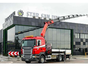 Valníkový/ Plošinový nákladný automobil SCANIA R 500