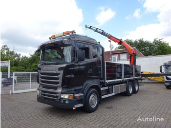 Valníkový/ Plošinový nákladný automobil, Auto s hydraulickou rukou Scania R620 Flatbed + crane PK 22002 EH 6x2: obrázok 3 Valníkový/ Plošinový nákladný automobil, Auto s hydraulickou rukou Scania R620 Flatbed + crane PK 22002 EH 6x2: obrázok 3
