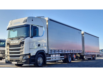 Plachtové nákladné vozidlo SCANIA S 450