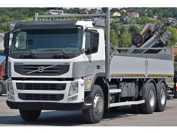 Valníkový/ Plošinový nákladný automobil, Auto s hydraulickou rukou Volvo FM 370: obrázok 4