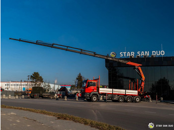Auto s hydraulickou rukou, Valníkový/ Plošinový nákladný automobil MAN TGS 35.400 PALFINGER PK 44002 WINCH TRIDEM KRAN: obrázok 2