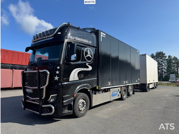 Skříňový nákladní auto MERCEDES-BENZ Actros