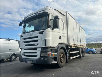 Skříňový nákladní auto SCANIA R 480