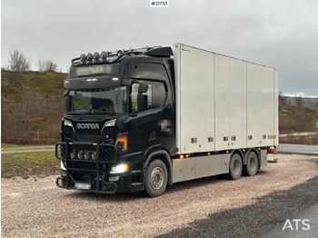 Skříňový nákladní auto SCANIA S 580