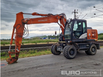 Kolesové rýpadlo HITACHI ZX140W-5