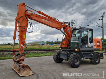 Kolesové rýpadlo HITACHI ZX140W-3