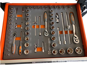 Vybavenie garáže/ Dielne Unused Hüttenberg Tool Trolley, 6 Drawers with Tools: obrázok 3