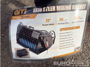 Príslušenstvo pre Šmykom riadený nakladač Unused 2025 GIYI GY-M48: obrázok 5