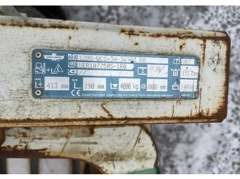 Čeľuste na balíky pre Vysokozdvižný vozík Cascade 120G-WCS-3A-36903 R0: obrázok 5