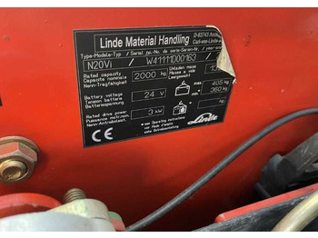 Vychystávací vozík Linde N20Vi: obrázok 4