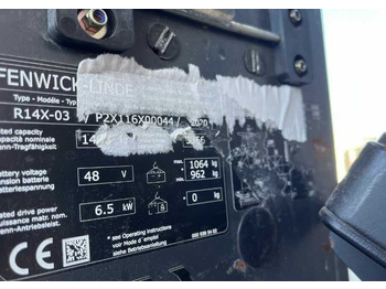 Skladový zakladač Linde R14X: obrázok 4 Skladový zakladač Linde R14X: obrázok 4