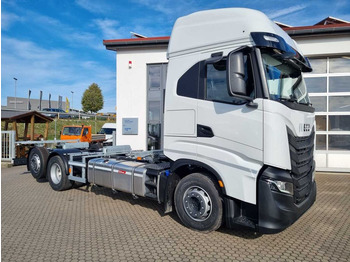 Nový Kontejnérový podvozek/ Výměnná nástavba Iveco S-Way AS260S46 6x2 BDF-Wechsler Intarder 2x vorh: obrázok 2