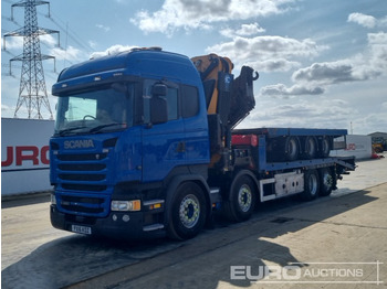 Valníkový/ Plošinový nákladný automobil SCANIA R 490