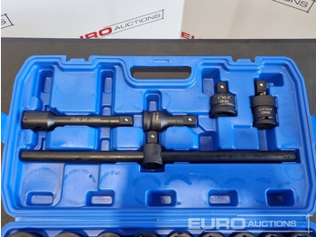 Stavebné zariadenia Boss 3/4" 30pc Heavy Duty Pneumatic Socket Set, 4" Connecting Rod, 8" Connecting Rod, Ratchet Wrench, 20" Sliding Rod, 18" Bending Rod Universal Coupling, Adapter1-3/4": obrázok 4 Stavebné zariadenia Boss 3/4" 30pc Heavy Duty Pneumatic Socket Set, 4" Connecting Rod, 8" Connecting Rod, Ratchet Wrench, 20" Sliding Rod, 18" Bending Rod Universal Coupling, Adapter1-3/4": obrázok 4
