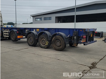 Plošinový/ Valníkový náves Dennison Trailers 4 Axle 40' Skeleton Trailer, Front Lift Axle, Twist Locks: obrázok 3