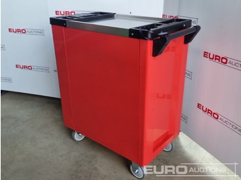 Vybavenie garáže/ Dielne Unused Boss Roller Tool Chest, 7 Drawer, Side Storage Compartment, 258 Piece Tool Set (Red): obrázok 5