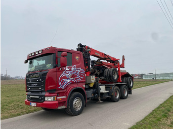 Nákladné vozidlo na prepravu dreva SCANIA R 620
