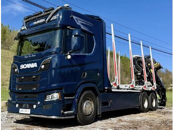 Nákladné vozidlo na prepravu dreva SCANIA R 650