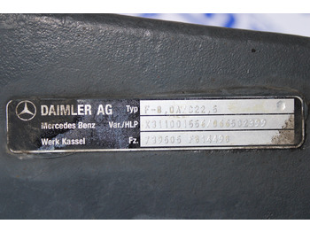 Predná náprava pre Nákladné auto AXA FATA MEGA MERCEDES ACTROS MP4 F-8,0A-C22,5 X311001556 A9603310501: obrázok 3