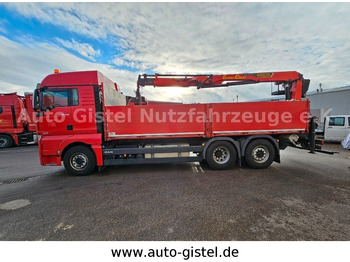 Valníkový/ Plošinový nákladný automobil, Auto s hydraulickou rukou MAN TGX 26.540 6x2LL: obrázok 3