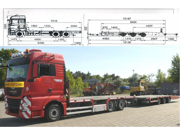 Nákladné vozidlo na prepravu automobilov MAN TGX