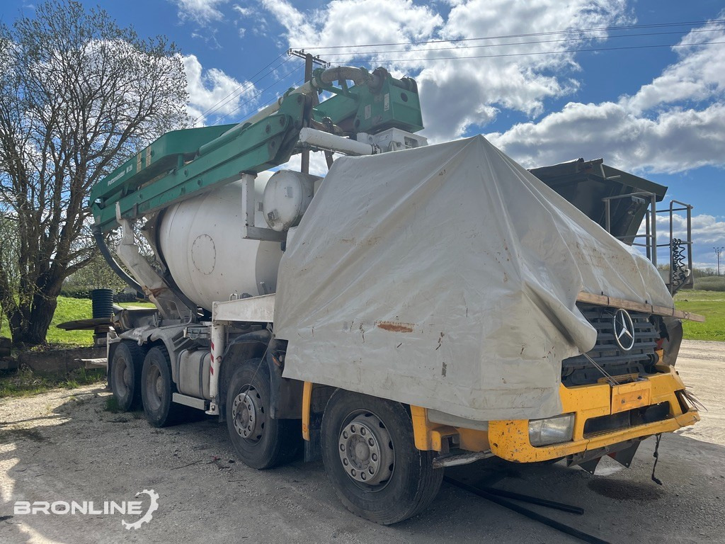 2003 MERCEDES-BENZ ACTROS 3240B 8X4/4 Mixer - Domiešavač: obrázok 1 2003 MERCEDES-BENZ ACTROS 3240B 8X4/4 Mixer - Domiešavač: obrázok 1