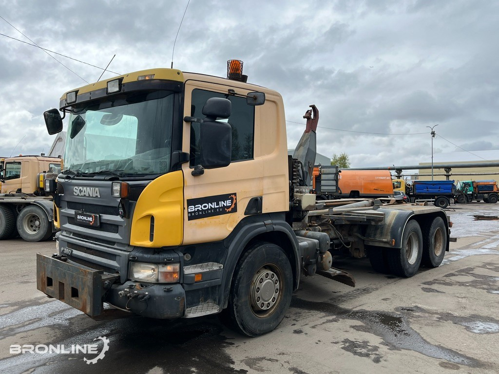 2006 SCANIA P 380 6X2 Hooklift - Hákový nosič kontajnerov: obrázok 1 2006 SCANIA P 380 6X2 Hooklift - Hákový nosič kontajnerov: obrázok 1