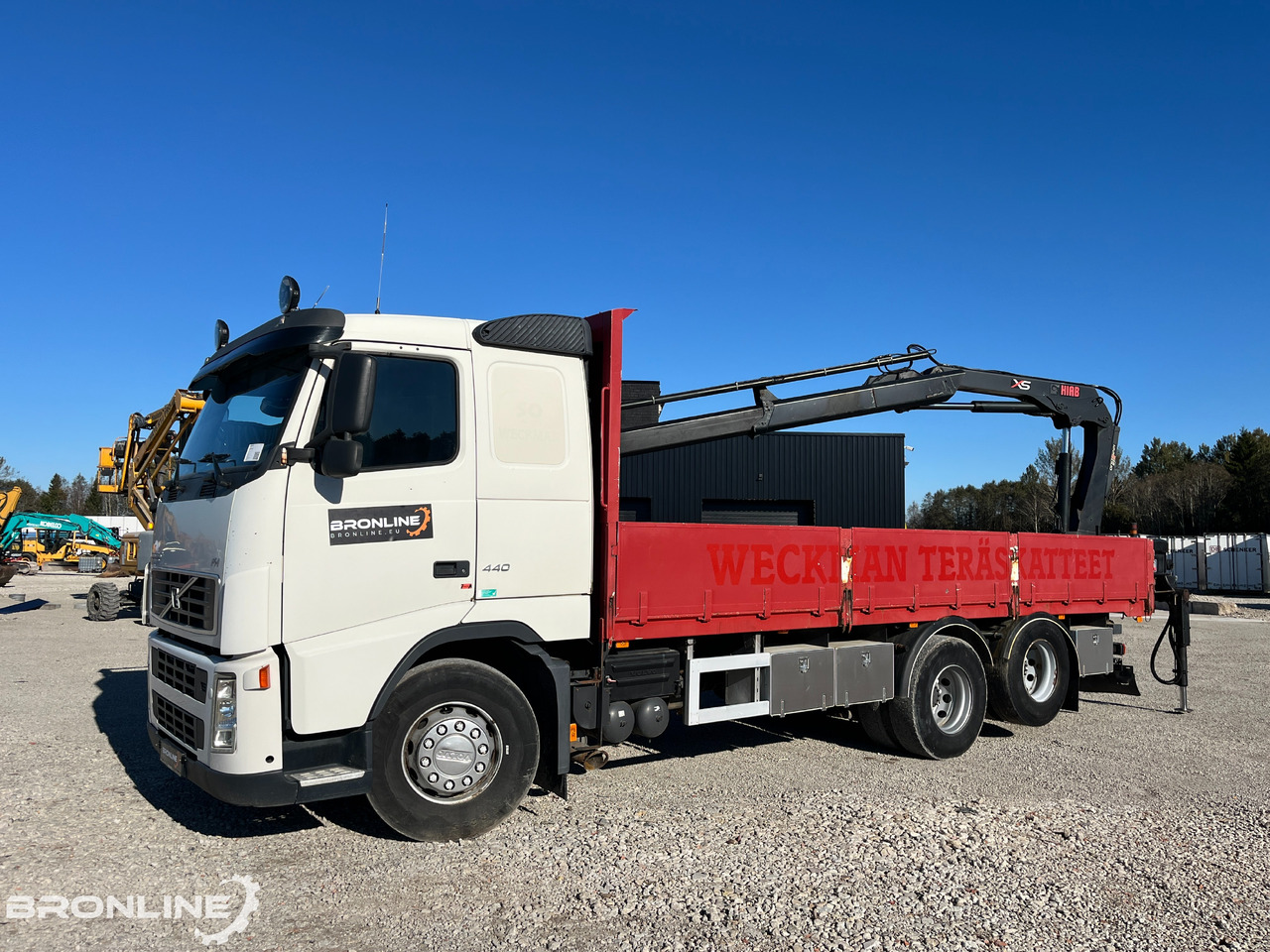 2006 Volvo FH 440 6x2 Flatbed + Crane - Valníkový/ Plošinový nákladný automobil, Auto s hydraulickou rukou: obrázok 4 2006 Volvo FH 440 6x2 Flatbed + Crane - Valníkový/ Plošinový nákladný automobil, Auto s hydraulickou rukou: obrázok 4