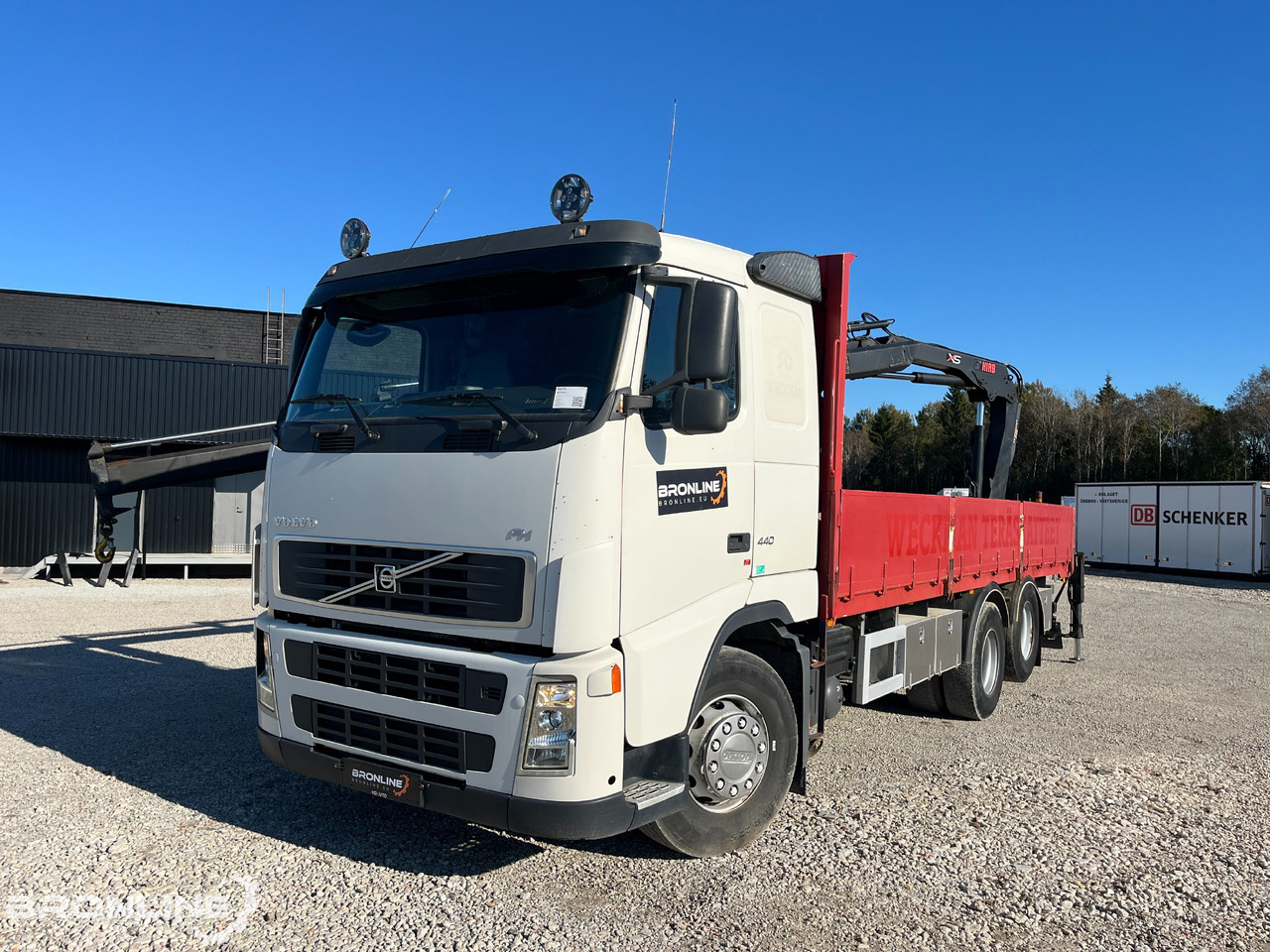2006 Volvo FH 440 6x2 Flatbed + Crane - Valníkový/ Plošinový nákladný automobil, Auto s hydraulickou rukou: obrázok 3 2006 Volvo FH 440 6x2 Flatbed + Crane - Valníkový/ Plošinový nákladný automobil, Auto s hydraulickou rukou: obrázok 3