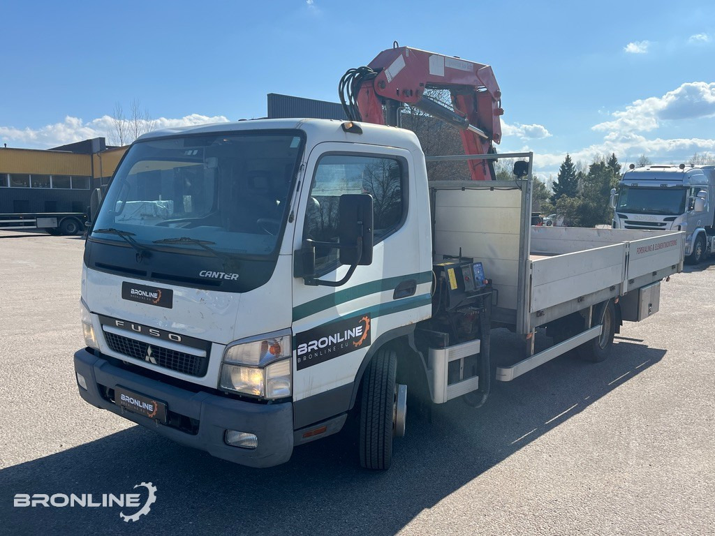 2011 Mitsubishi Fuso Canter + HMF 635K3 - Valníkový/ Plošinový nákladný automobil: obrázok 1 2011 Mitsubishi Fuso Canter + HMF 635K3 - Valníkový/ Plošinový nákladný automobil: obrázok 1