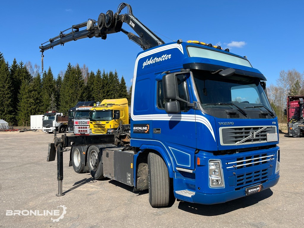 2008 VOLVO FM440 6x2+HIAB Crane+Platform trailer - Ťahač, Plošinový/ Valníkový náves: obrázok 2 2008 VOLVO FM440 6x2+HIAB Crane+Platform trailer - Ťahač, Plošinový/ Valníkový náves: obrázok 2
