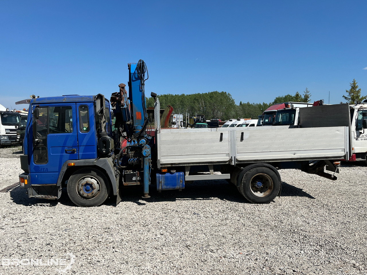 VOLVO FL611 + Palfinger PK 8200 - Valníkový/ Plošinový nákladný automobil, Auto s hydraulickou rukou: obrázok 2 VOLVO FL611 + Palfinger PK 8200 - Valníkový/ Plošinový nákladný automobil, Auto s hydraulickou rukou: obrázok 2