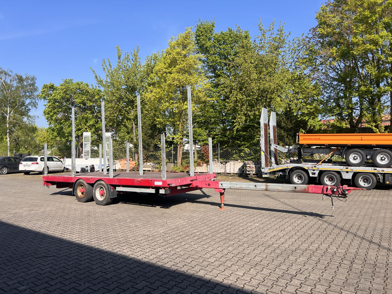 Auwaerter X-LTL110 Tandempritsche, ausziehbar, wenig Benutzt - Plošinový/ Valníkový príves: obrázok 1 Auwaerter X-LTL110 Tandempritsche, ausziehbar, wenig Benutzt - Plošinový/ Valníkový príves: obrázok 1