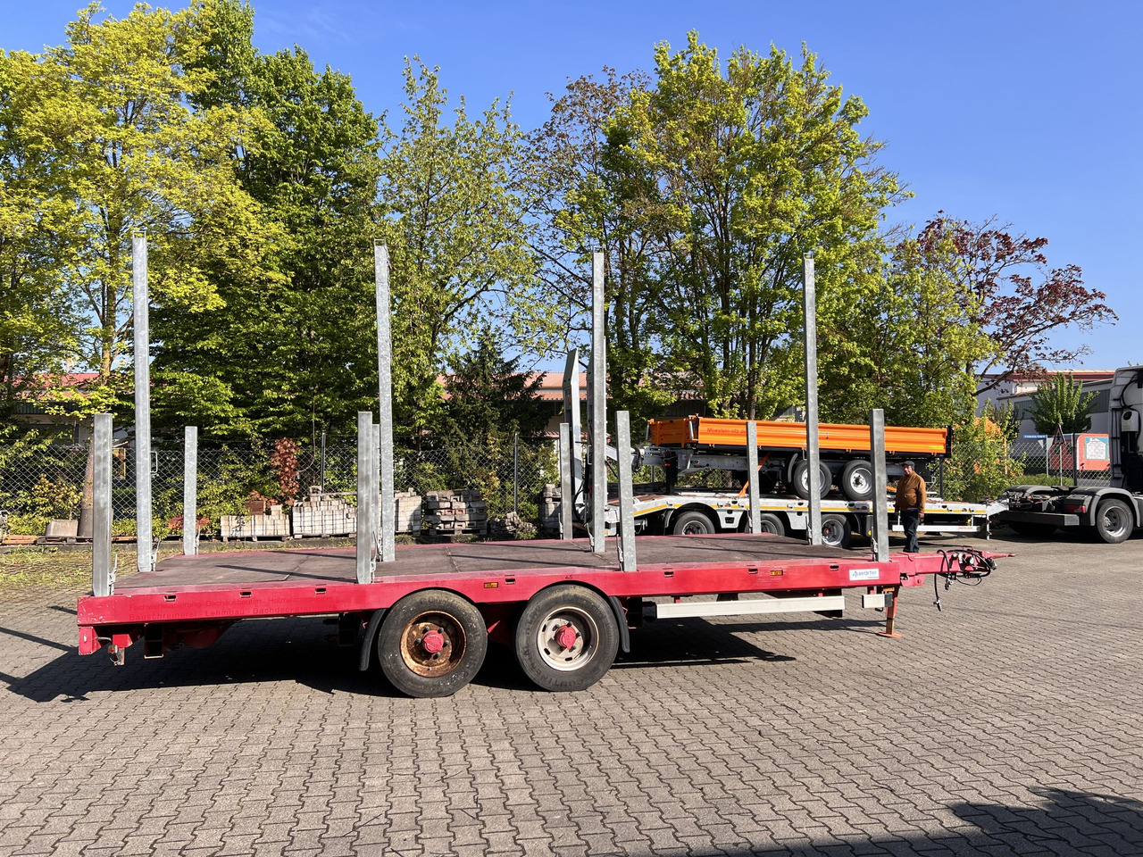 Auwaerter X-LTL110 Tandempritsche, ausziehbar, wenig Benutzt - Plošinový/ Valníkový príves: obrázok 5 Auwaerter X-LTL110 Tandempritsche, ausziehbar, wenig Benutzt - Plošinový/ Valníkový príves: obrázok 5