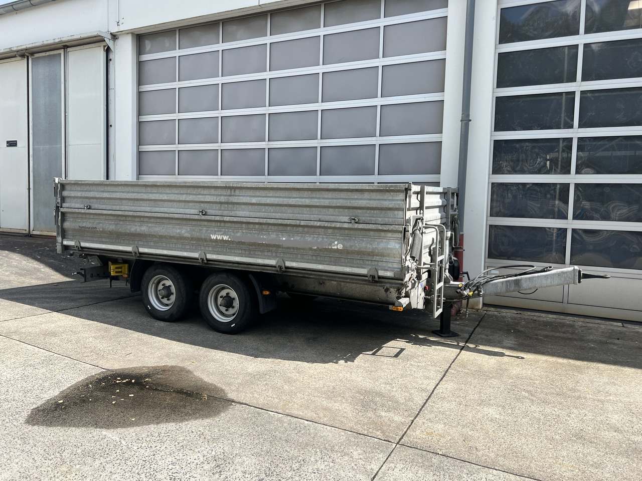 Humbaur D1AC Tandemkipper- Tieflader mit Aufsatz, neuwertig - Príves sklápěcí: obrázok 1 Humbaur D1AC Tandemkipper- Tieflader mit Aufsatz, neuwertig - Príves sklápěcí: obrázok 1