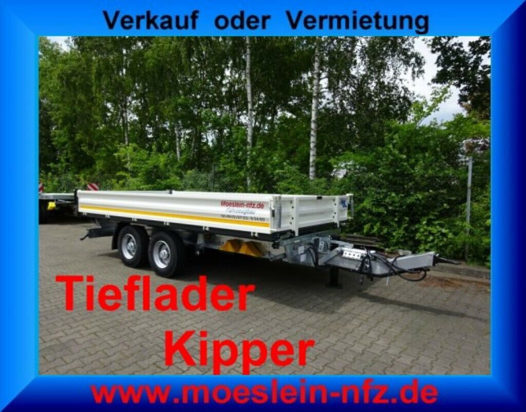 Möslein 13 t Tandem 3- Seitenkipper Tieflader-- Neufahr - Príves sklápěcí: obrázok 2 Möslein 13 t Tandem 3- Seitenkipper Tieflader-- Neufahr - Príves sklápěcí: obrázok 2