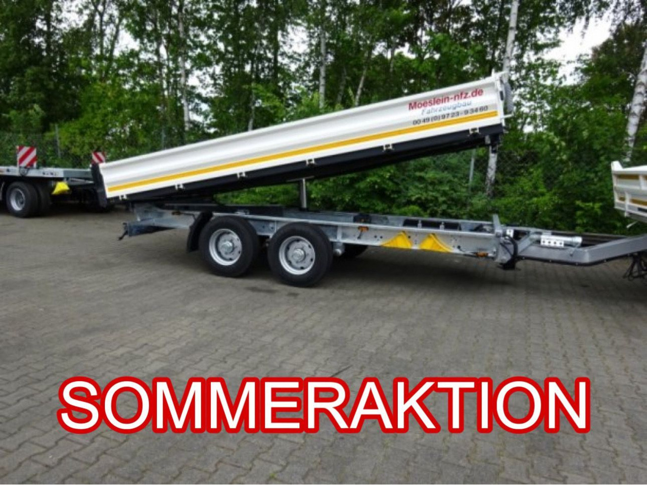 Möslein 13 t Tandem 3- Seitenkipper Tieflader-- Neufahr - Príves sklápěcí: obrázok 1 Möslein 13 t Tandem 3- Seitenkipper Tieflader-- Neufahr - Príves sklápěcí: obrázok 1